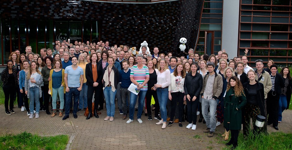 groepsfoto medewerkers wwf